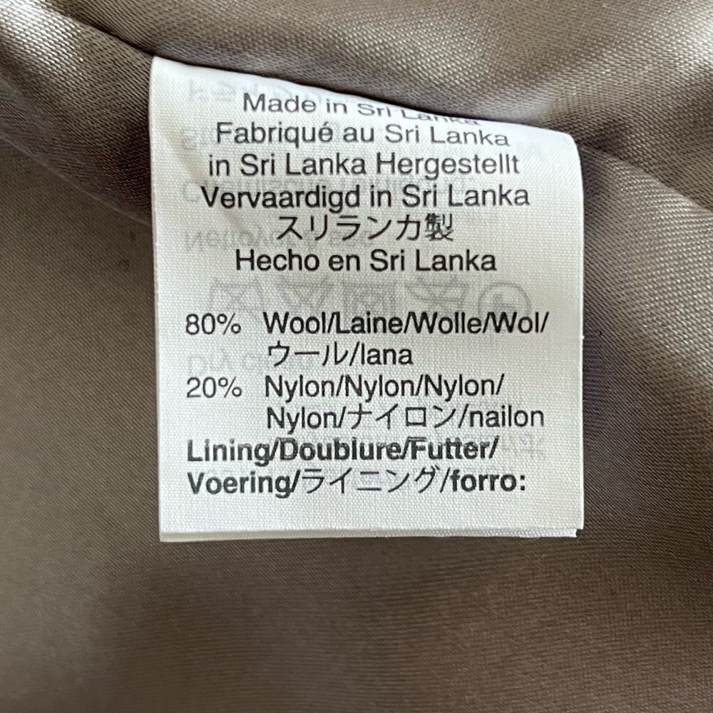 J Crew Stadium Cloth Cocoon Coat Gray Size 12 - Picture 10 of 12